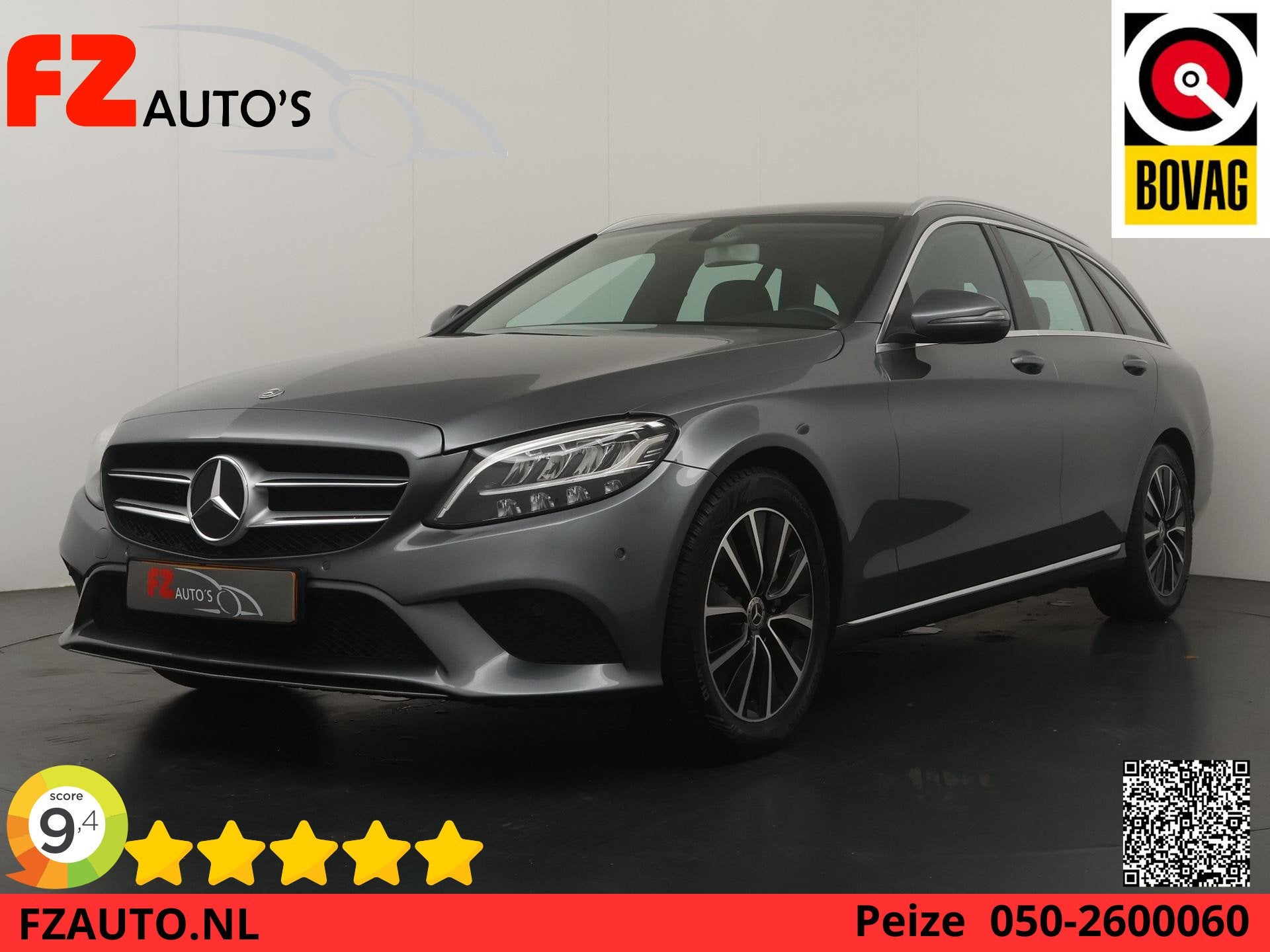 Mercedes-Benz C-klasse Estate 200 Premium Plus Pack Automaat, 4 cilinders, 184 pk, 750 kg, 16 km/l
