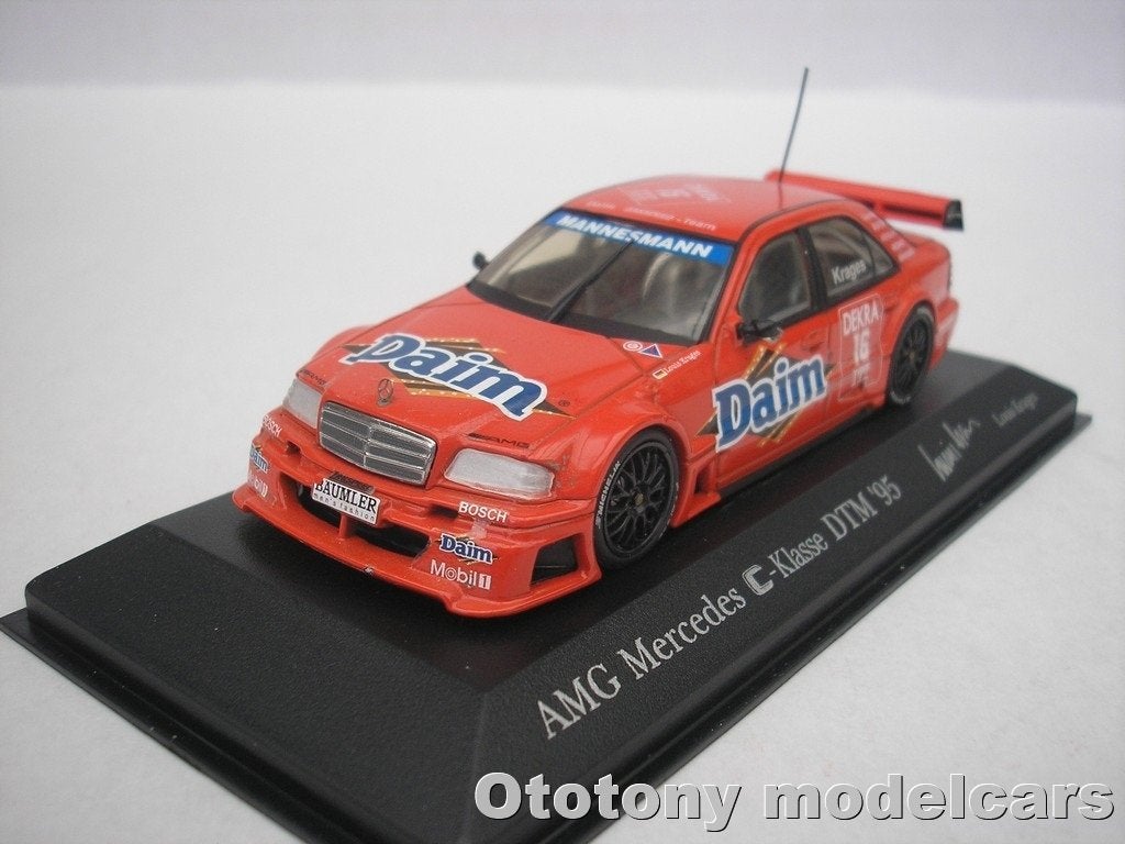 AMG Mercedes C-Klasse #16 DTM 1995 L.Krages 1/43 Minichamps, Ophalen of Verzenden, Nieuw, Auto, MiniChamps