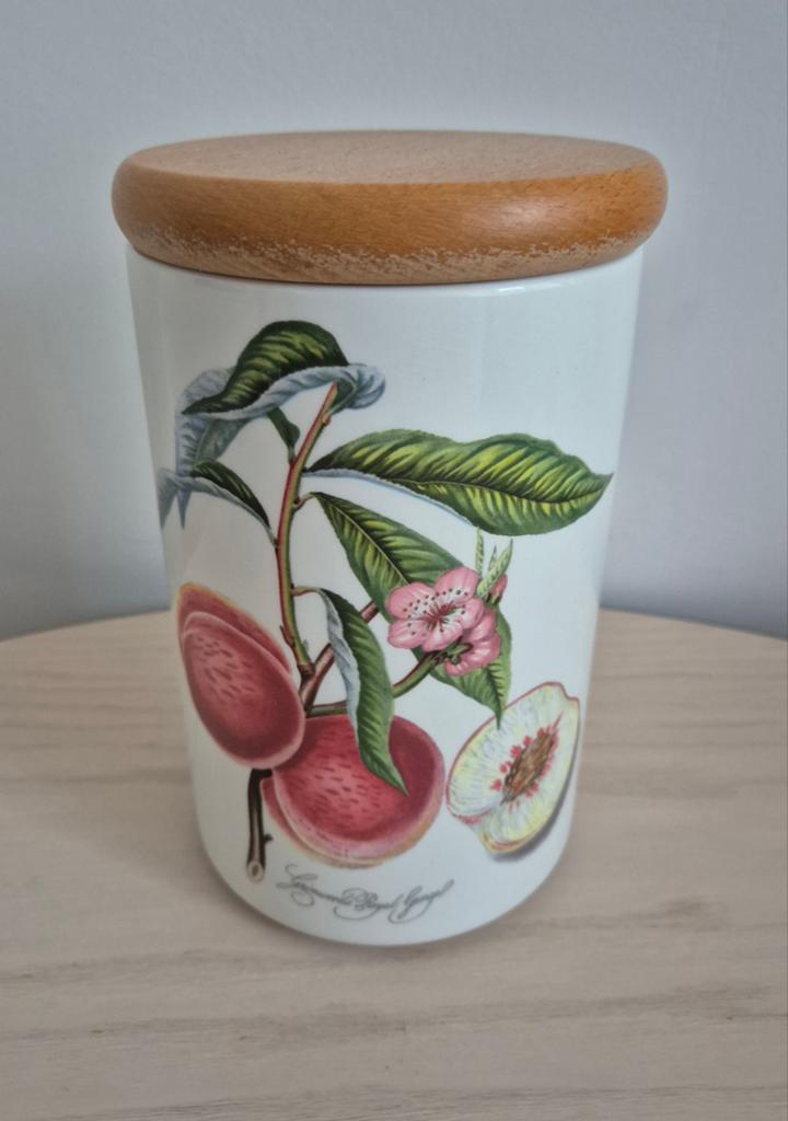 Portmeirion Pomona voorradpot, Ophalen of Verzenden, Voorraadpot, Meerkleurig, Overige merken