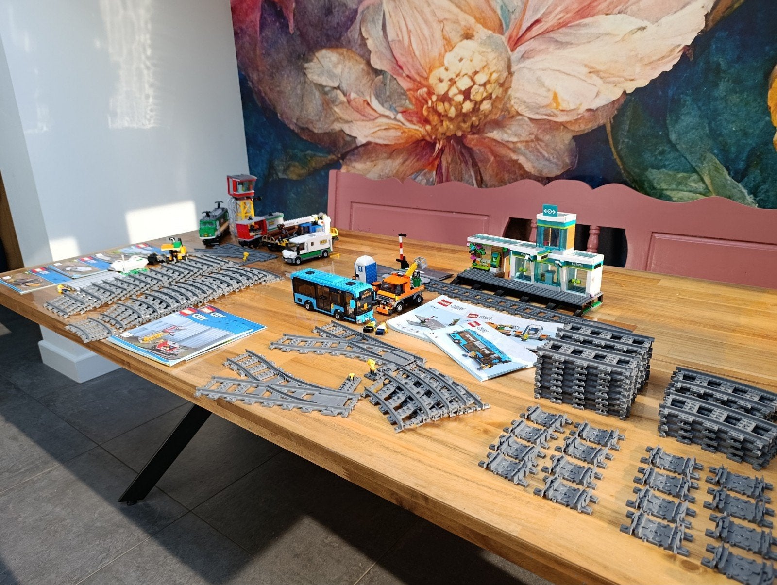 Grote Lego City Trein Collectie: 60198, 60335, 60205, 60238, Ophalen of Verzenden, Zo goed als nieuw, Lego