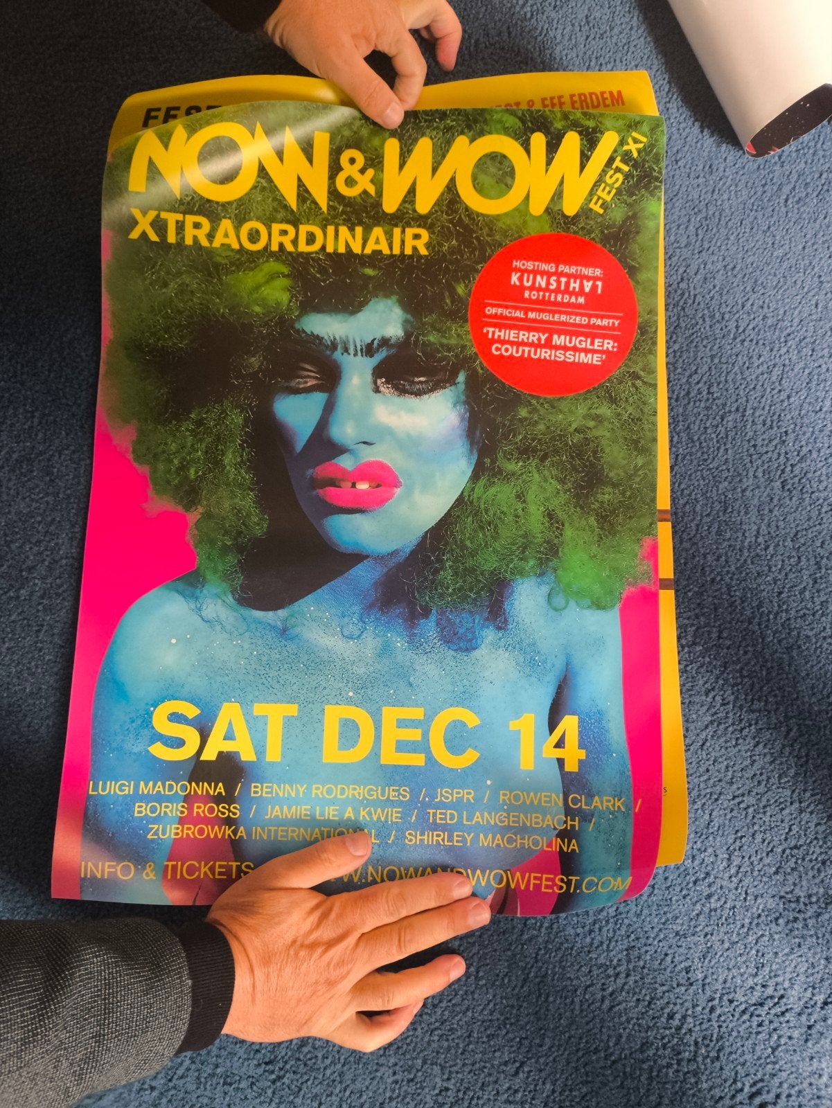 Now & Wow Xtraordinair Feest Poster - 50x68 cm, Ophalen, A1 t/m A3, Overige onderwerpen, Rechthoekig Staand