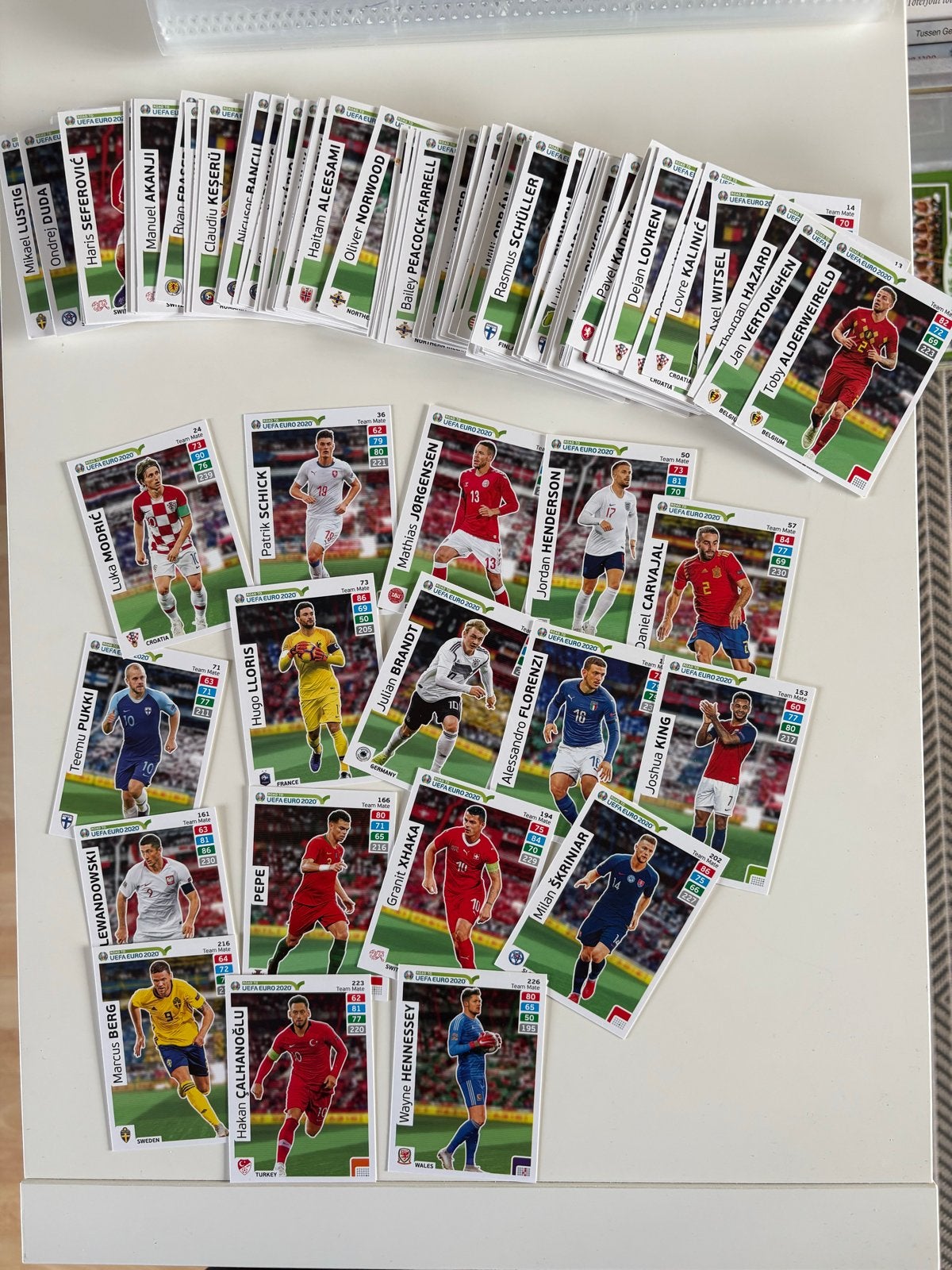 Panini Adrenalyn XL: Road to UEFA EURO 2020  128 kaarten, Ophalen of Verzenden, Zo goed als nieuw, Overige sporten, Spelerskaart