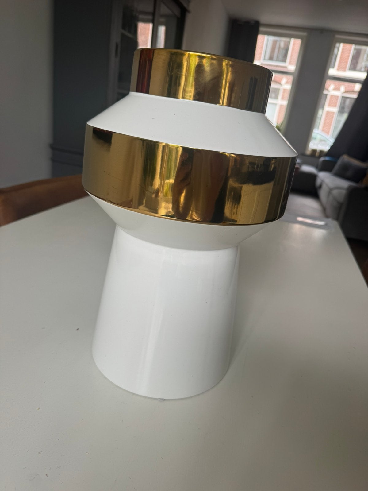 Pols Potten vaas object nieuw, Ophalen of Verzenden, Nieuw, Wit