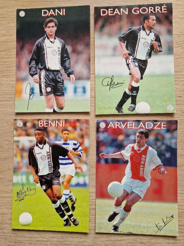 Ajax   spelerskaarten  ( 4 ), Ophalen of Verzenden, Zo goed als nieuw, Ajax, Spelerskaart