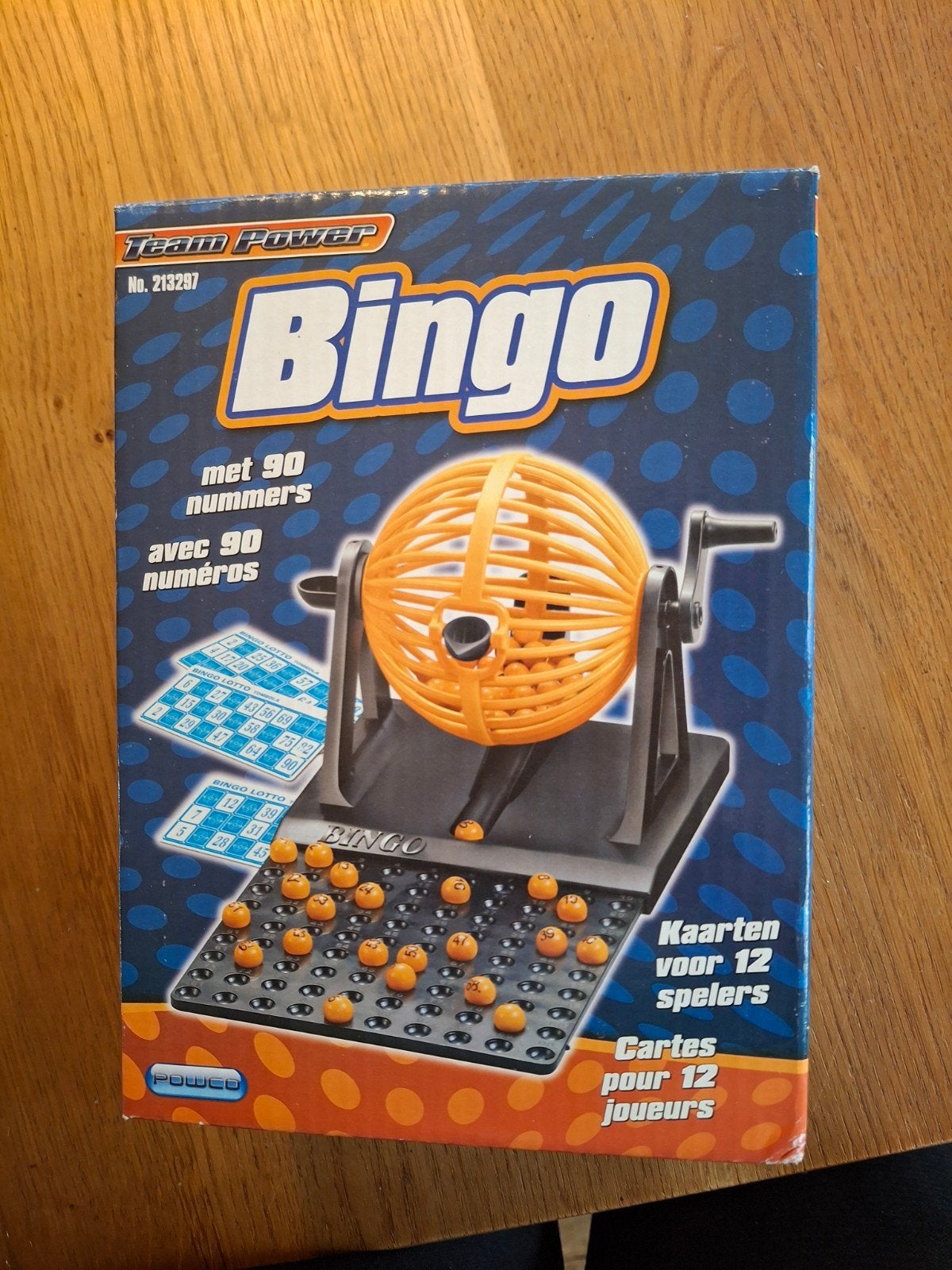 Team Power Bingo Spel met 90 Nummers en 12 Kaarten, Hobby en Vrije tijd, Gezelschapsspellen | Bordspellen, Vijf spelers of meer