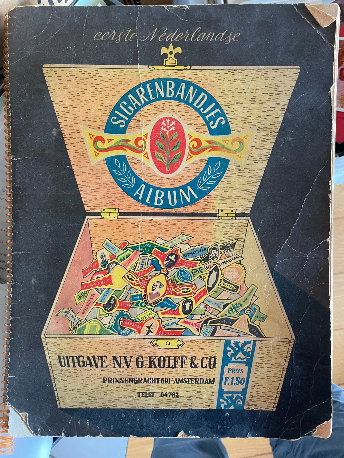 Sigarenbandjes album 1952, Ophalen of Verzenden, Gebruikt, Sigarenbandjes
