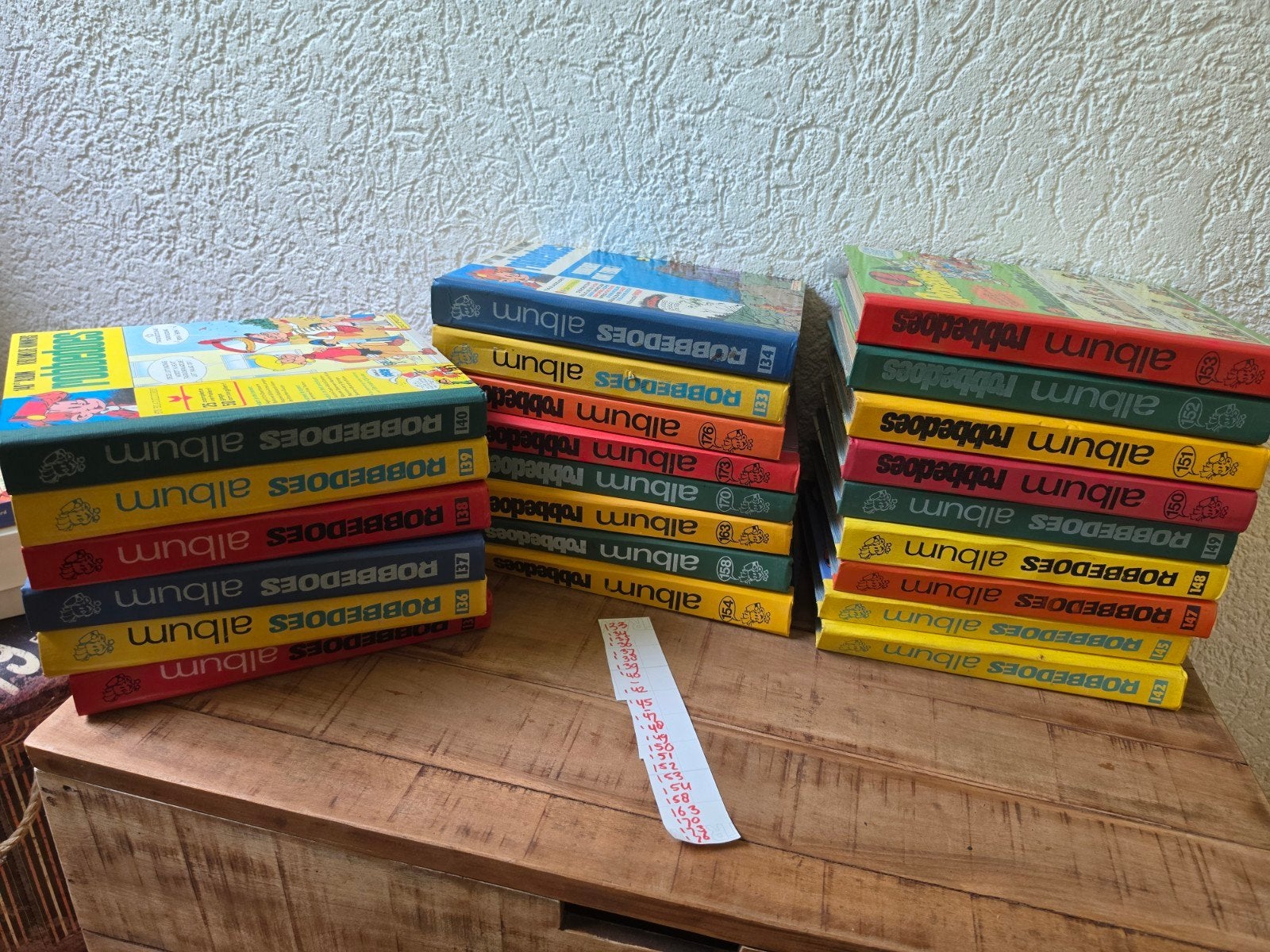Robbedoes albums, Ophalen, Gelezen