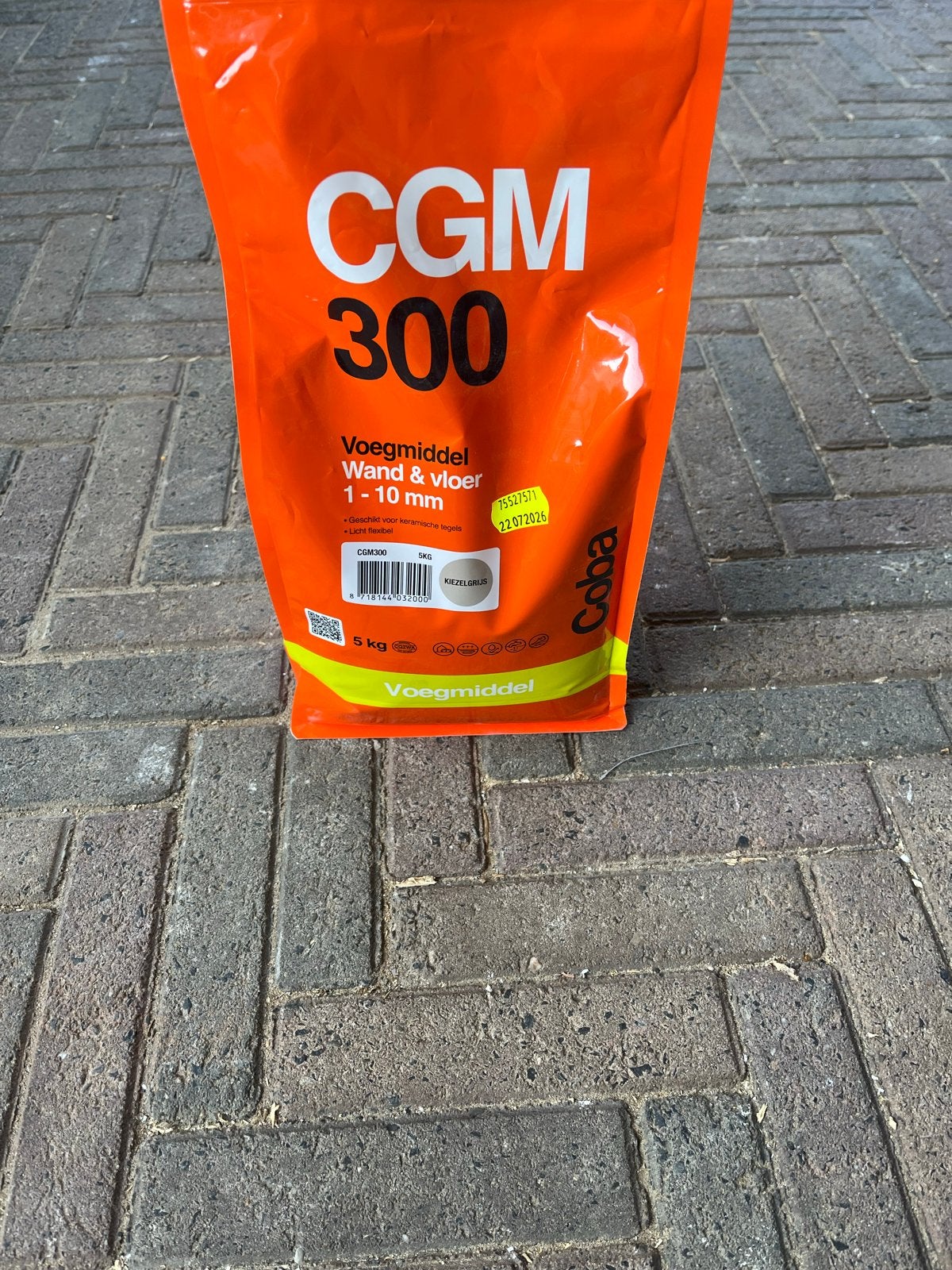 Coba CGM 300 Voegmiddel Wand & Vloer 5kg Kiezegrijs, Ophalen, Overige typen, Nieuw, Minder dan 20 cm