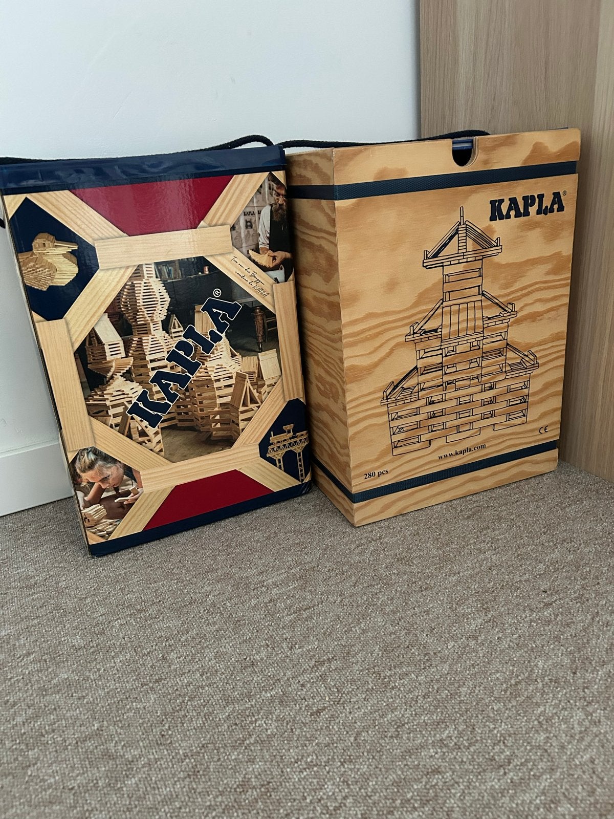 KAPLA Bouwblokken Set met Boeken - 400+ stuks, Ophalen, Gebruikt, Overige merken