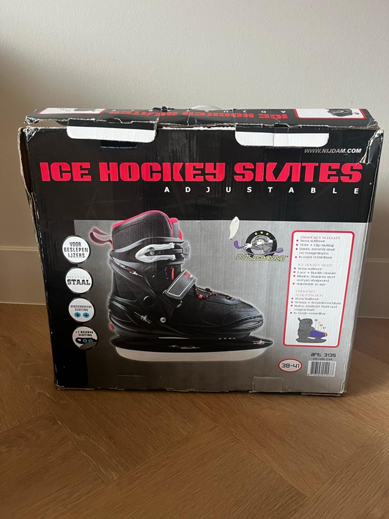 Nijdam verstelbare ijshockey skates - Maat 38-41, Ophalen of Verzenden, Zo goed als nieuw