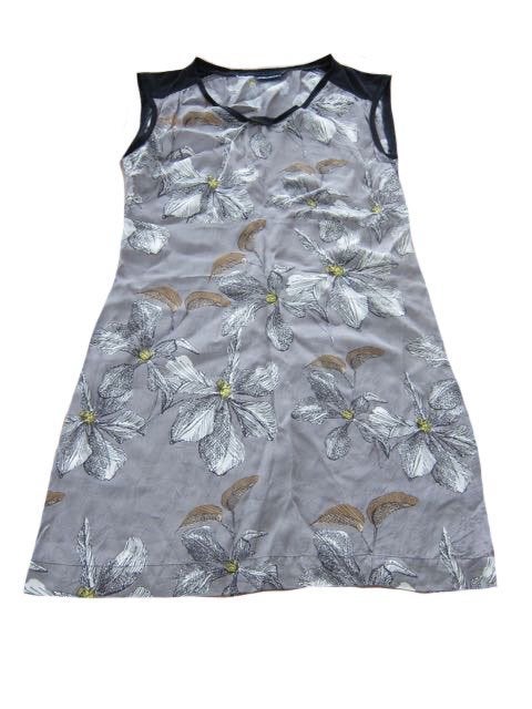 Didi jurk grijs met bloemen didi m dames, Maat 38/40 (M), Didi, Zo goed als nieuw, Merkfreak