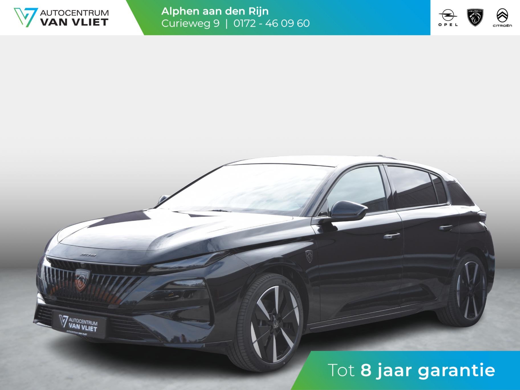 Peugeot e-308 GT 54 kWh | Alcantara-pakket | 360 Vision & Dr, Auto's, Peugeot, Stof, Gebruikt, 1649 kg, 156 pk