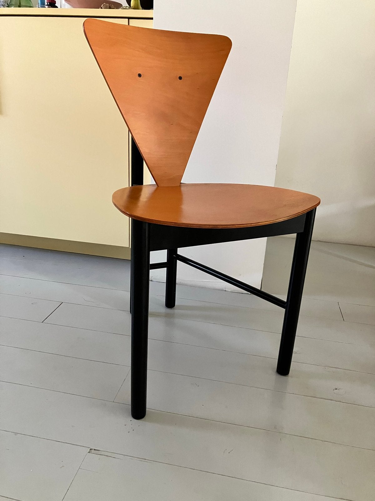 Set van 4 vintage design stoelen, Memphis stijl, Ophalen