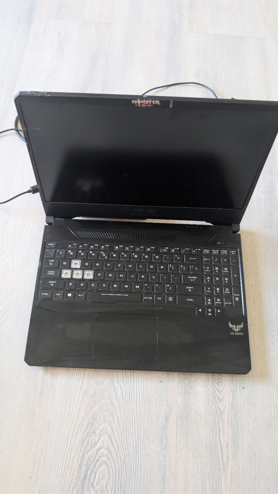 Asus FX505D gaming laptop te koop, Gebruikt, Met videokaart, 8 GB, AMD Ryzen