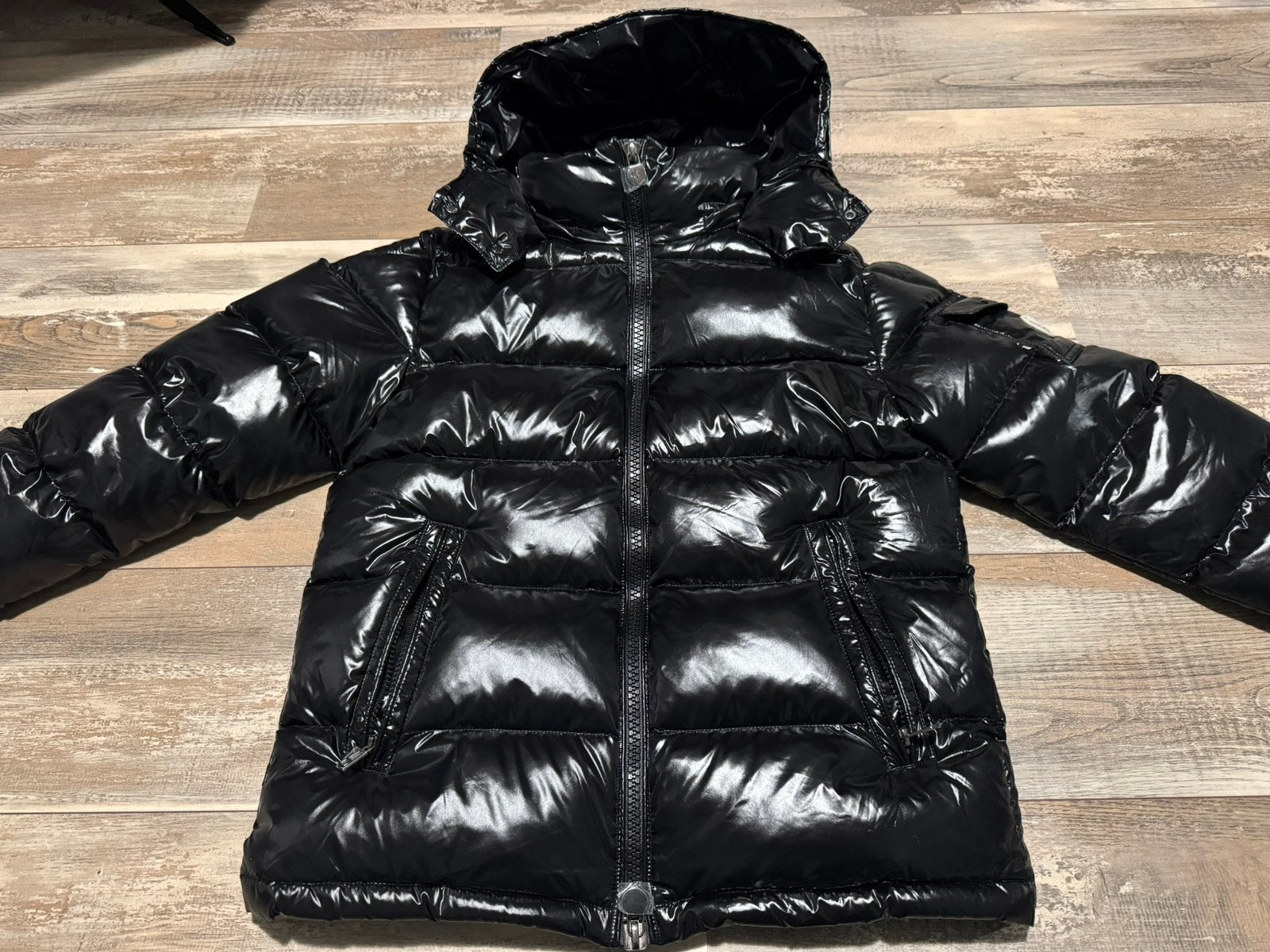 Moncler Maya Jas - Maat s, Kleding | Dames, Verzenden, Zo goed als nieuw, Maat 38/40 (M), Zwart