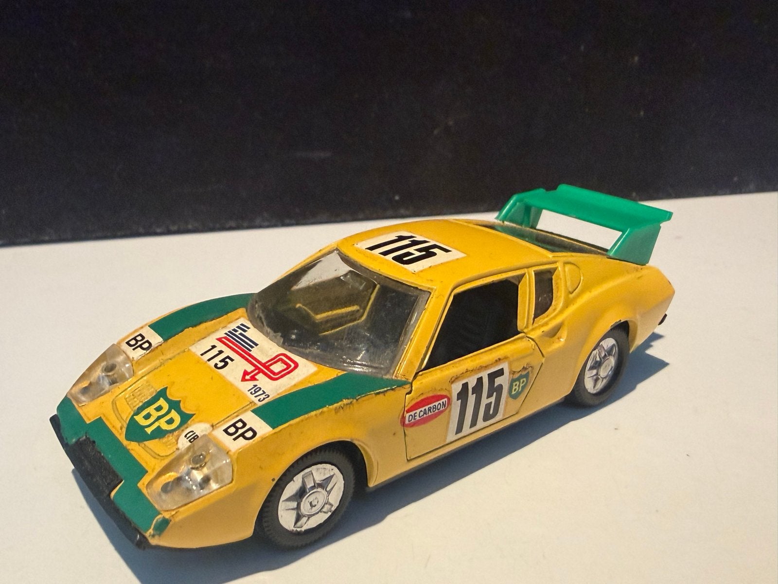 Norev Ligier JS2 Jet Car 1971 - Gele Raceauto, Ophalen of Verzenden, Gebruikt, Auto, Norev