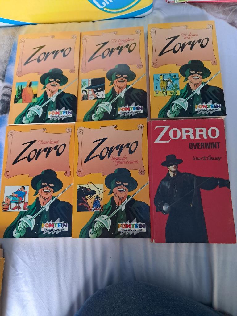 Zorro pockets, Ophalen, Gelezen, Diverse auteurs