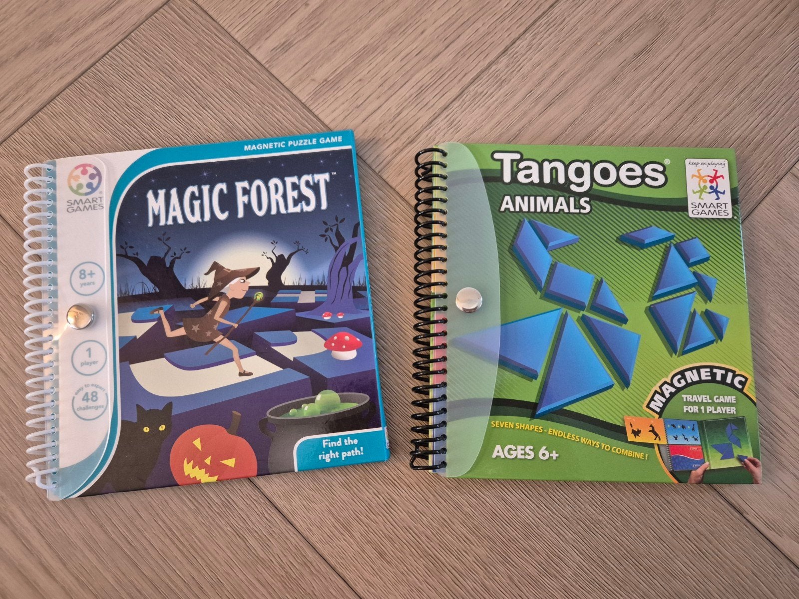 Smart Games Magnetische Puzzels: Magic Forest & Tangoes, Ophalen of Verzenden, Zo goed als nieuw, Overige typen