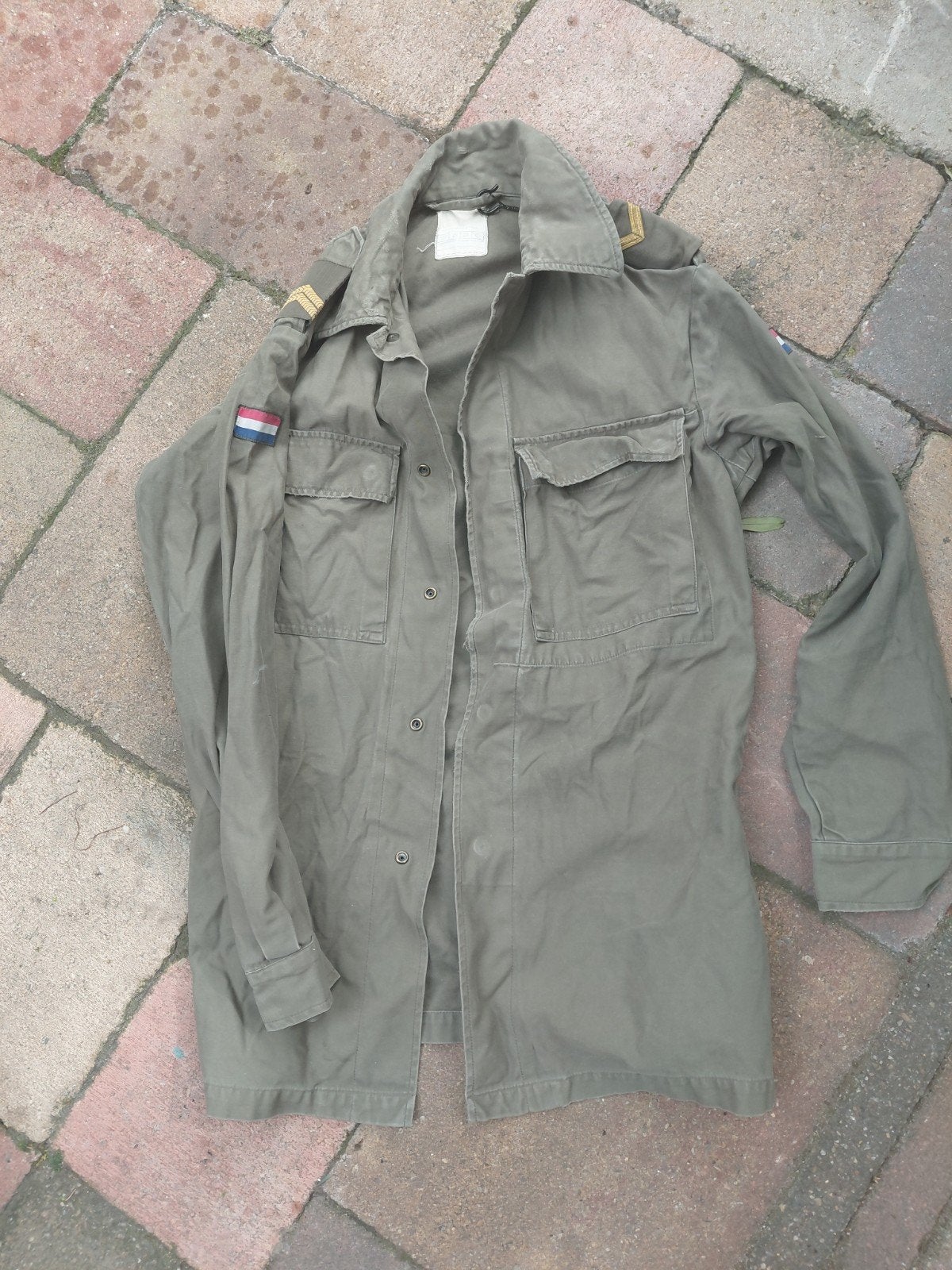 Landmacht KL jas, Ophalen of Verzenden, Landmacht, Nederland, Kleding of Schoenen