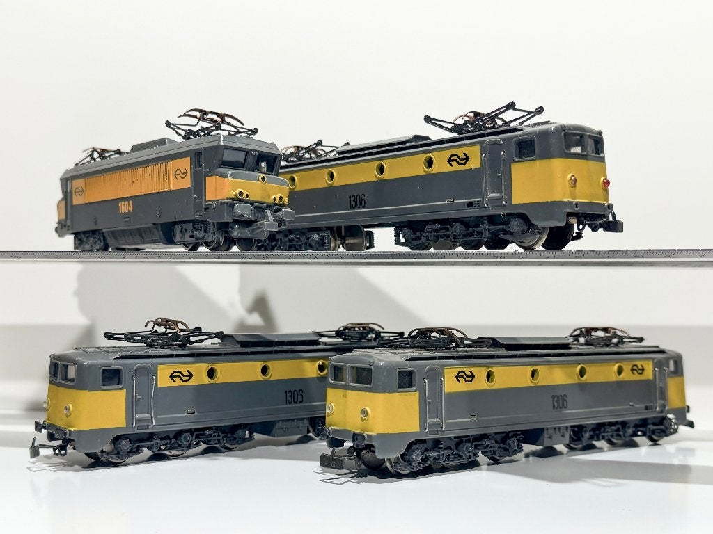 JOUEF: set van 4 NS E-locomotieven voor H0-spoor, Ophalen, Gebruikt, Jouef, Analoog