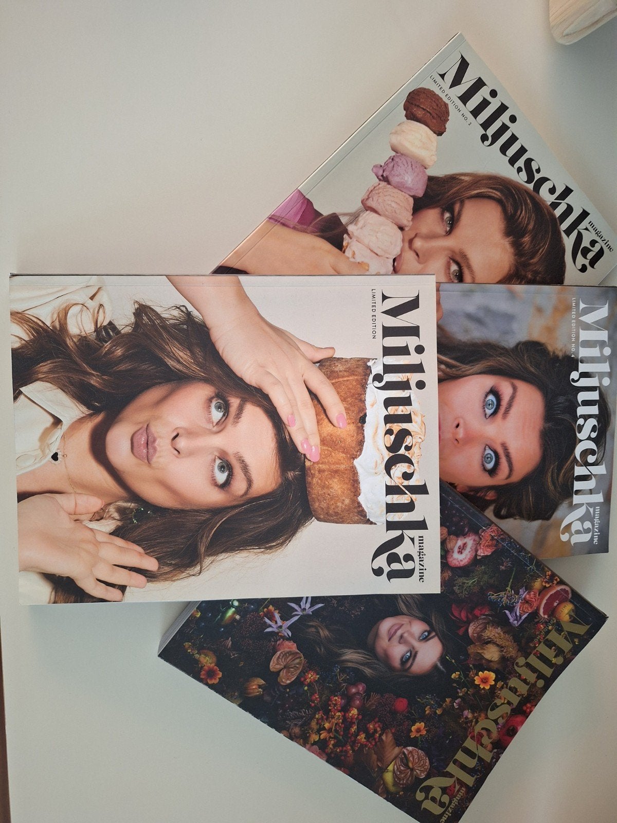 Miljuschka Magazines 4 st, Ophalen of Verzenden, Gelezen, Glossy