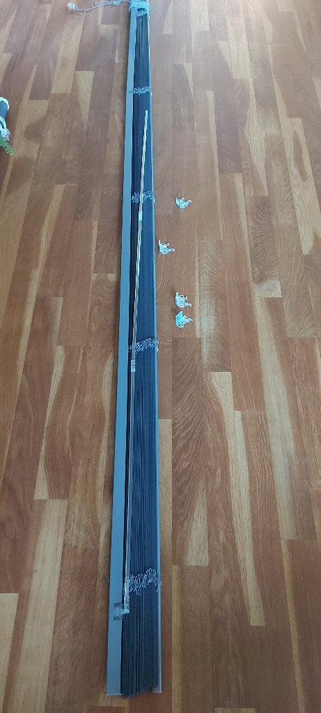 aluminium jaloezie 25mm antraciet, Ophalen, Gebruikt, Overige merken, Metaal