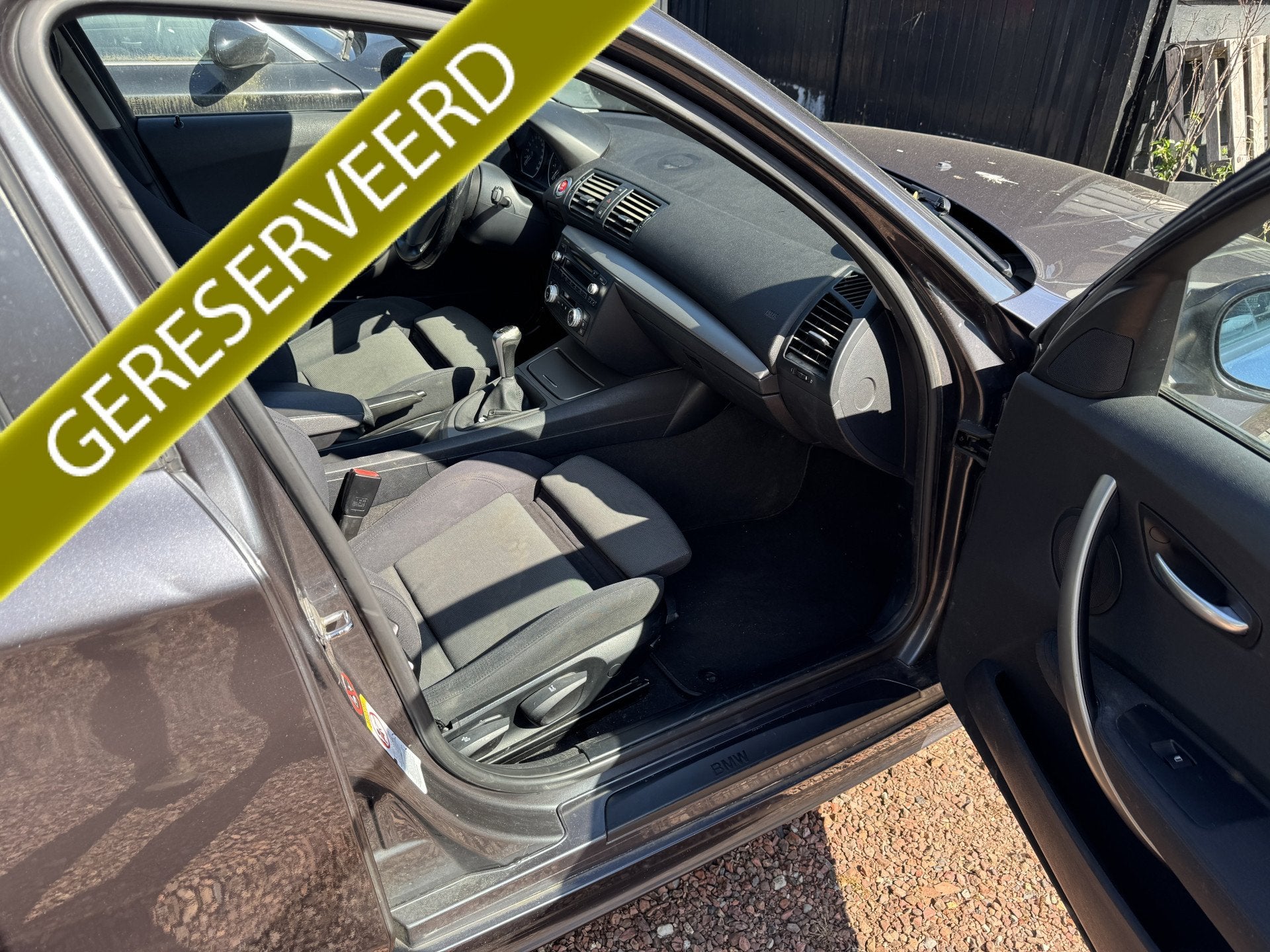 BMW 2X 1-serie 123d en 118i High-Executive *COMBIDEAL*, Auto's, Achterwielaandrijving, 4 cilinders, 4 stoelen, Zwart