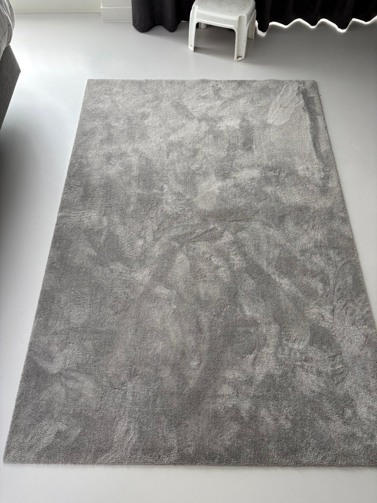 Ikea vloerkleed Stoense 133x195 cm, Ophalen, Zo goed als nieuw, 150 tot 200 cm, Grijs