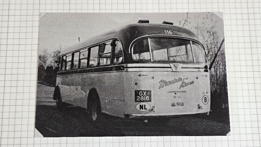 Foto BUS M&K Maarse en Kroon Aalsmeer 116, Verzamelen, Spoorwegen en Tramwegen, Verzenden, Gebruikt, Bus of Metro, Overige typen