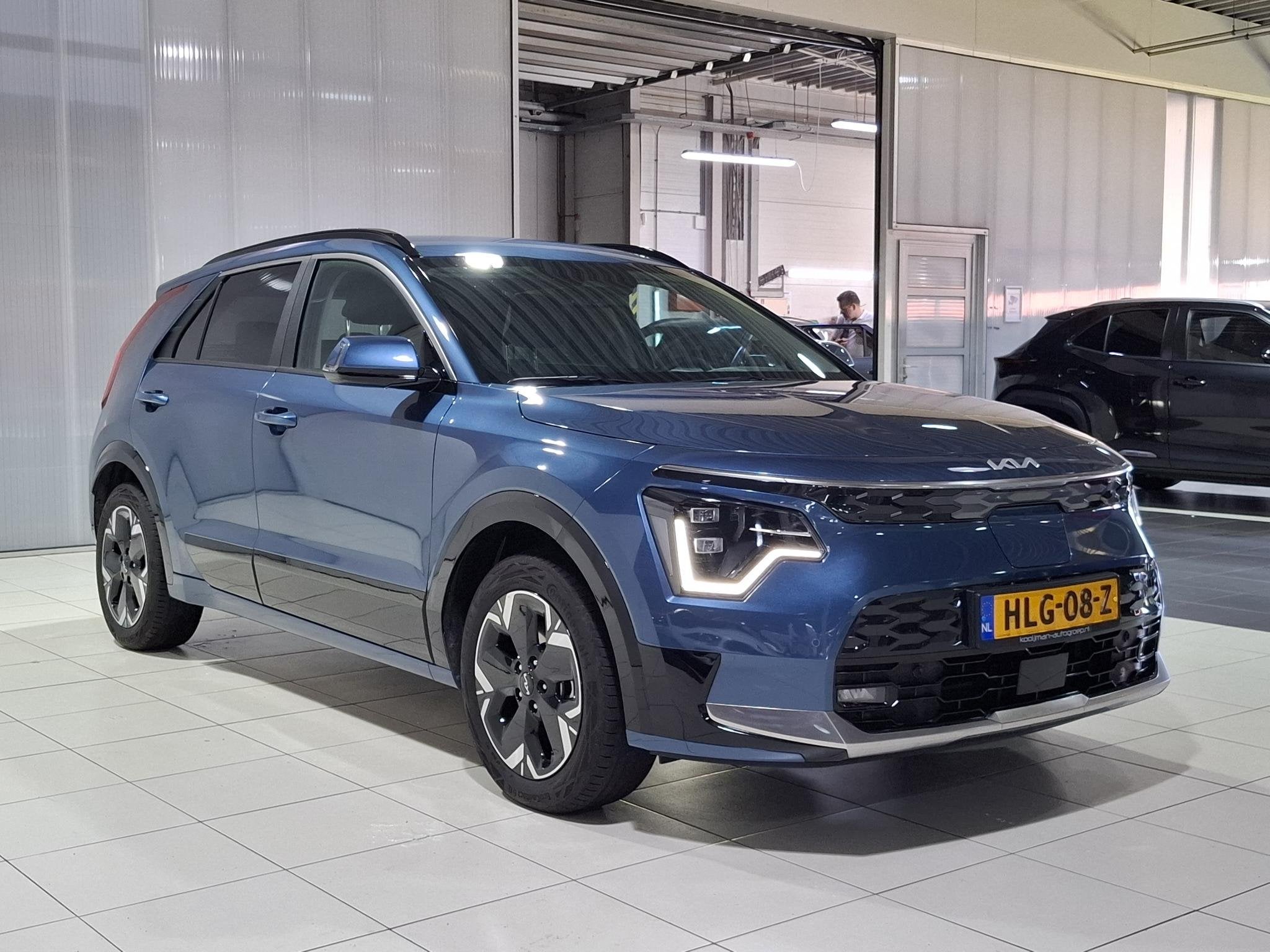 Kia Niro EV Air 64.8 kWh Stoel en Stuur verwarming, elektris, Auto's, 750 kg, Origineel Nederlands, 420 min, 204 pk