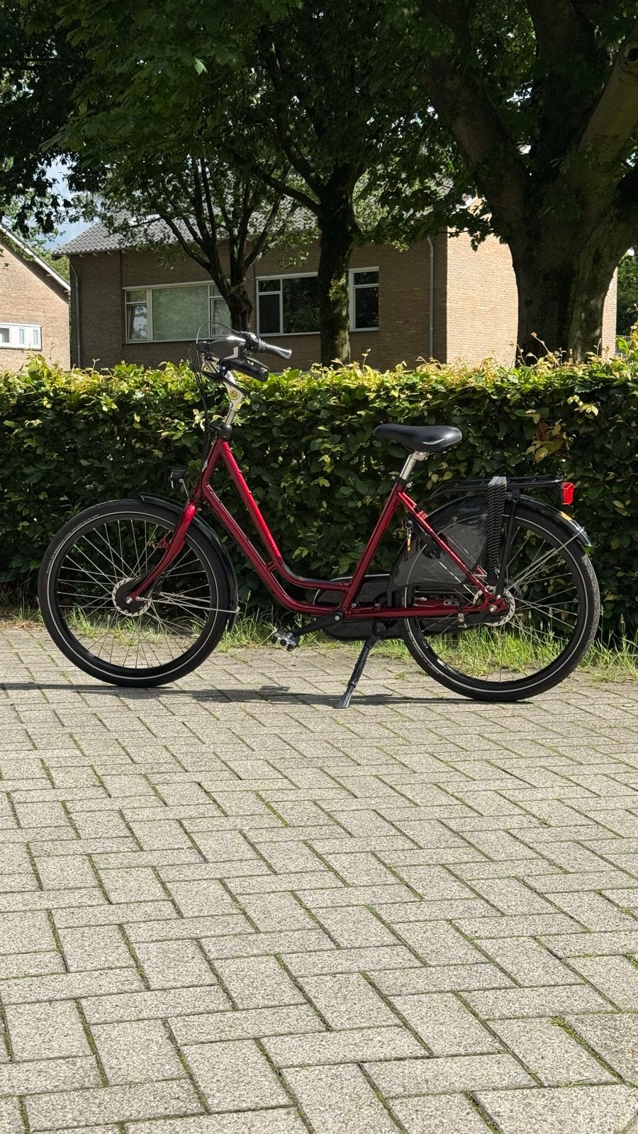 Azor petit damesfiets met lage instap en versnellingen, (Extra) lage instap, Velgrem, Zo goed als nieuw, 50 tot 53 cm