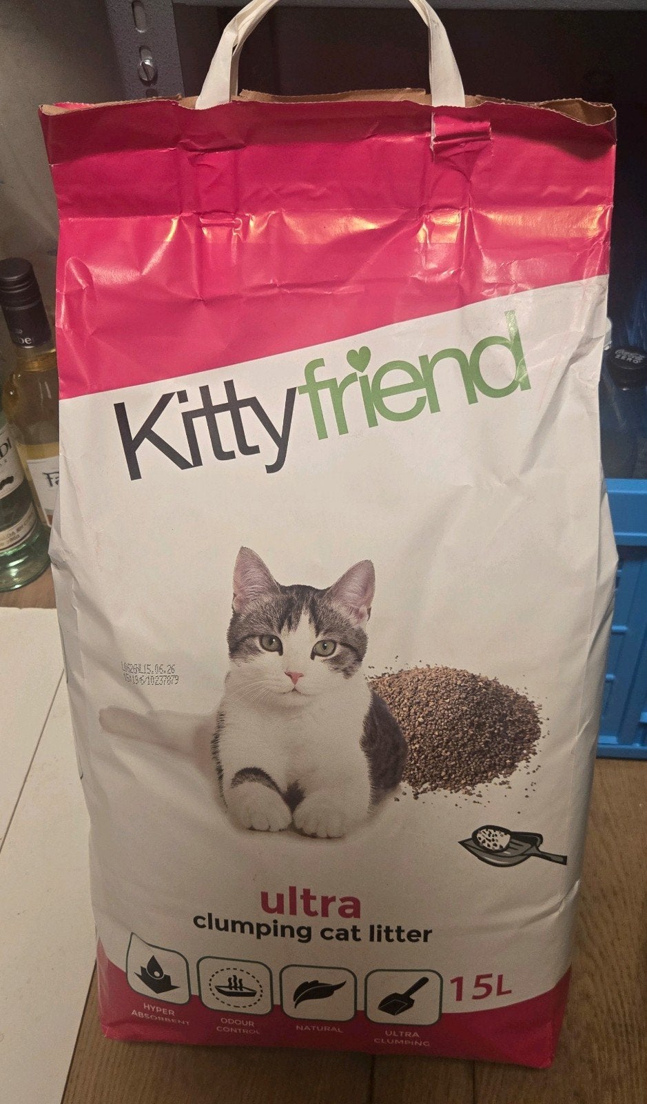 Kittyfriend Ultra kattenbakvulling 50 liter, Dieren en Toebehoren, Ophalen, Nieuw