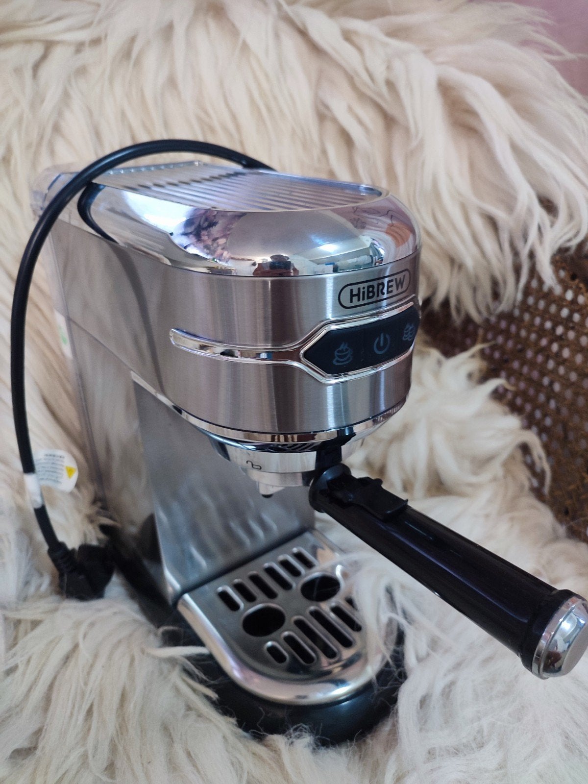 HiBREW H11 Halfautomatische Hoornkoffiemachine Espresso, Ophalen of Verzenden