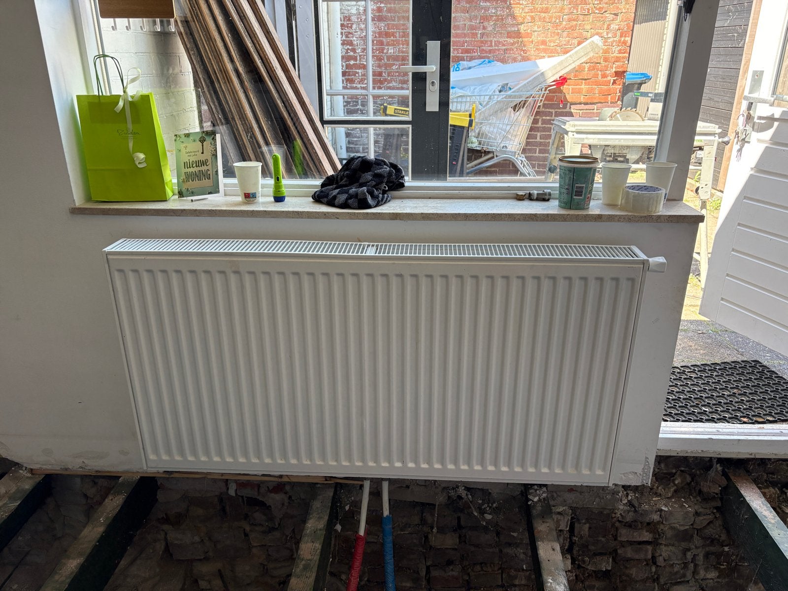 Witte radiator, Ophalen, 30 tot 80 cm, 500 tot 800 watt, Radiator