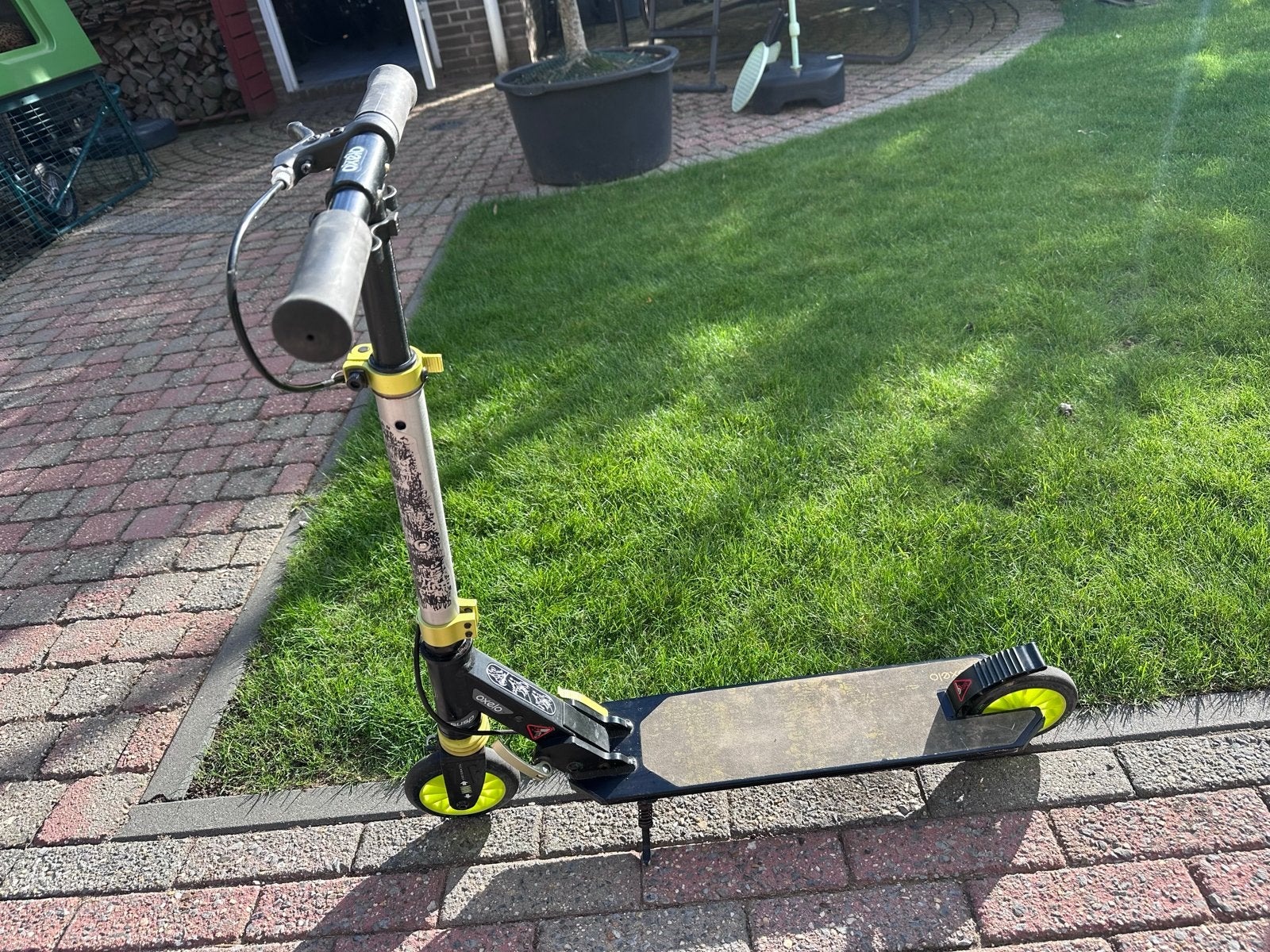 Oxelo step met handrem - Gebruikt maar in goede staat, Fietsen en Brommers, Ophalen, Gebruikt, Gewone step