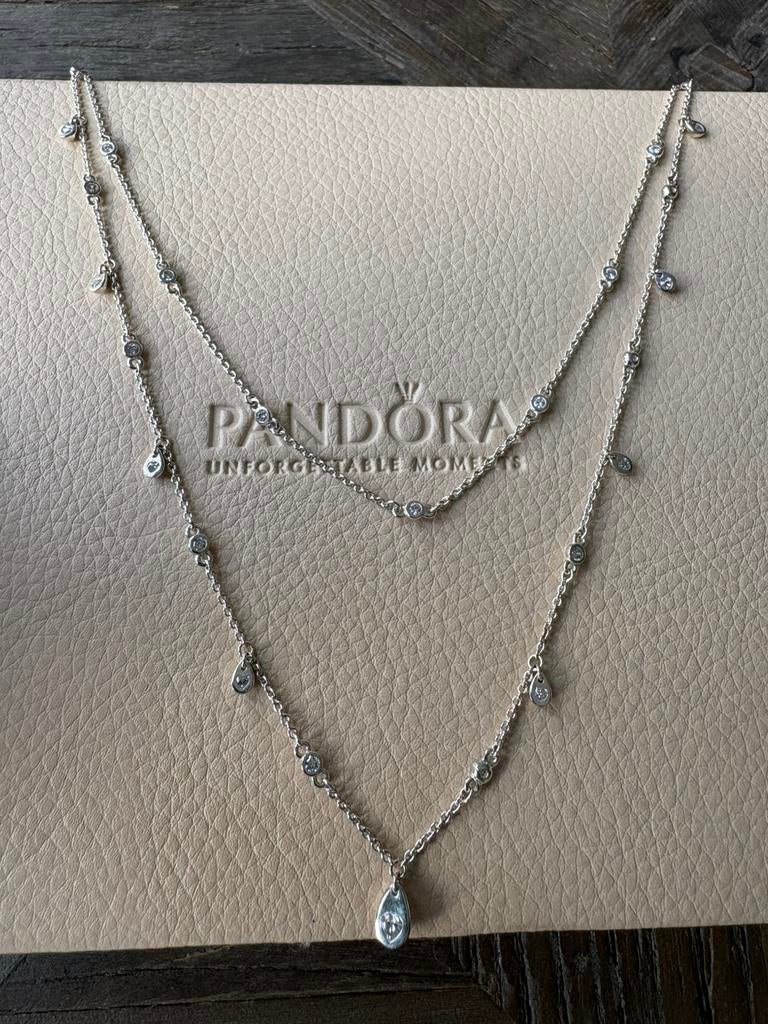 Pandora ketting, Verstelbaar, Nieuw, Ophalen of Verzenden, Zilver