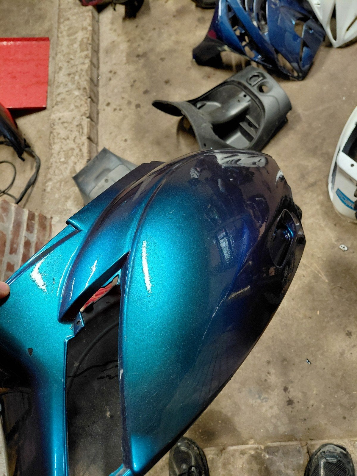 Zip achterkap, Ophalen, Gebruikt, Kap, Piaggio