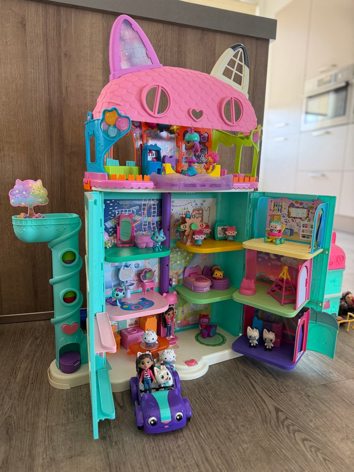 Gabby's Poppenhuis Speelset met Figuren en Accessoires, Ophalen, Gebruikt, Meisje