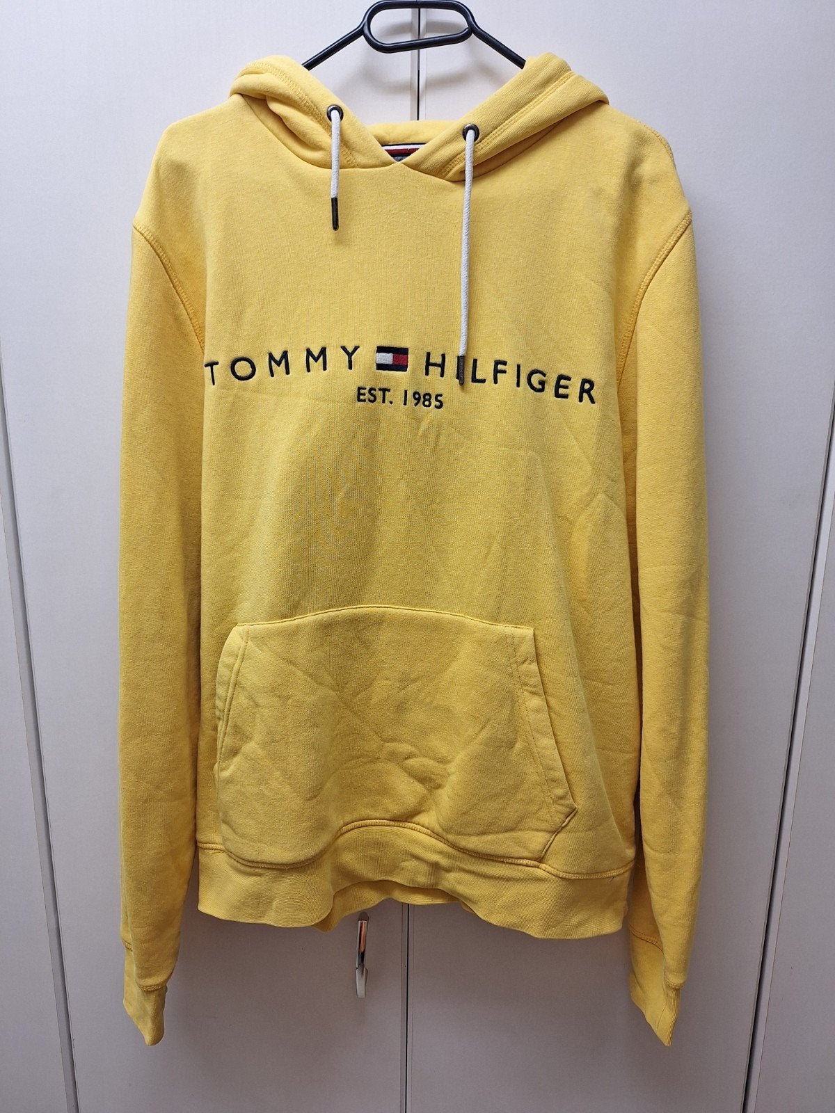 Tommy Hilfiger hoodie geel maat L, Maat 52/54 (L), Geel, Tommy Hilfiger, Ophalen of Verzenden