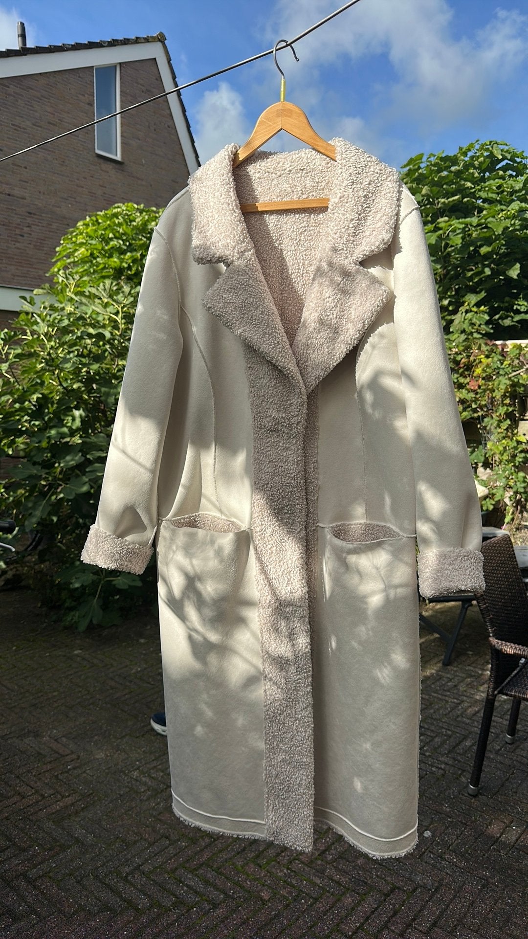 Goosecraft creme  jas maat M, Ophalen of Verzenden, Zo goed als nieuw, Maat 38/40 (M), Beige
