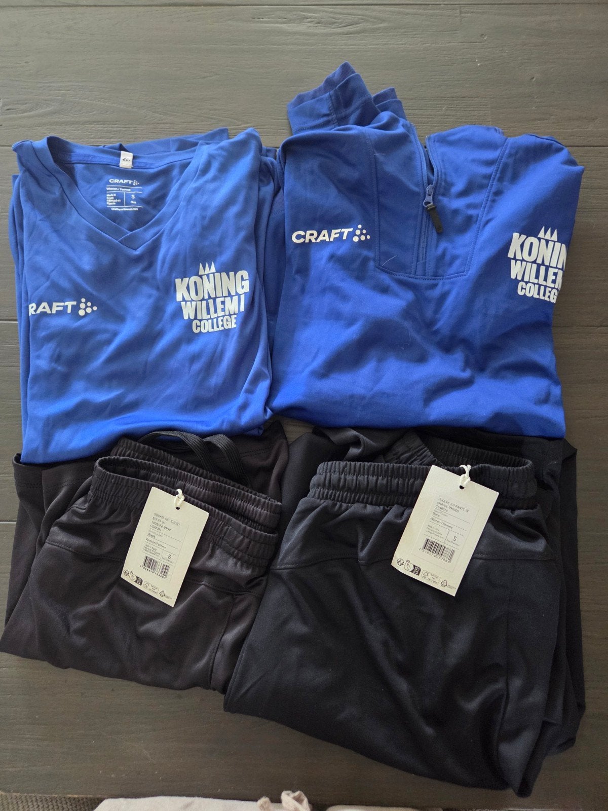 Sportkleding Koning Willem I College Den Bosch Craft, Craft, Ophalen of Verzenden, Nieuw, Blauw