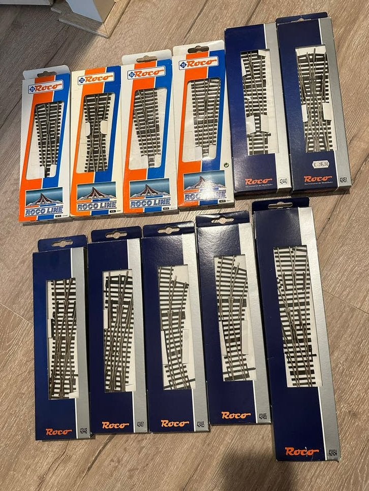 Roco Line Rails en Wissels - Diverse Sets, Gelijkstroom, Rails, Ophalen of Verzenden, Zo goed als nieuw