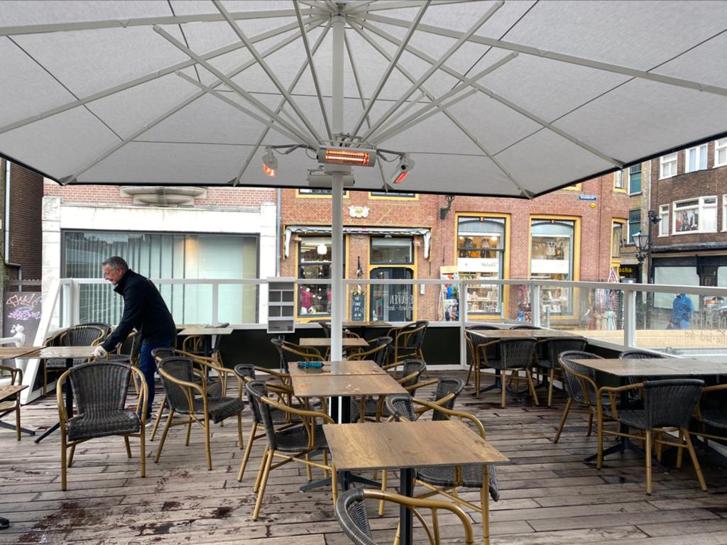 Horeca parasols water dicht en UV bestendig, Ophalen of Verzenden