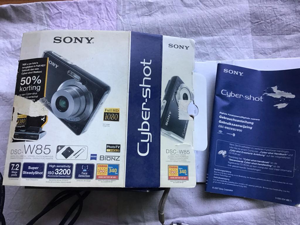 Sony Cyber-shot DSC-W85 Compact Camera - Compleet Pakket, Gebruikt, Compact, Ophalen of Verzenden, Sony