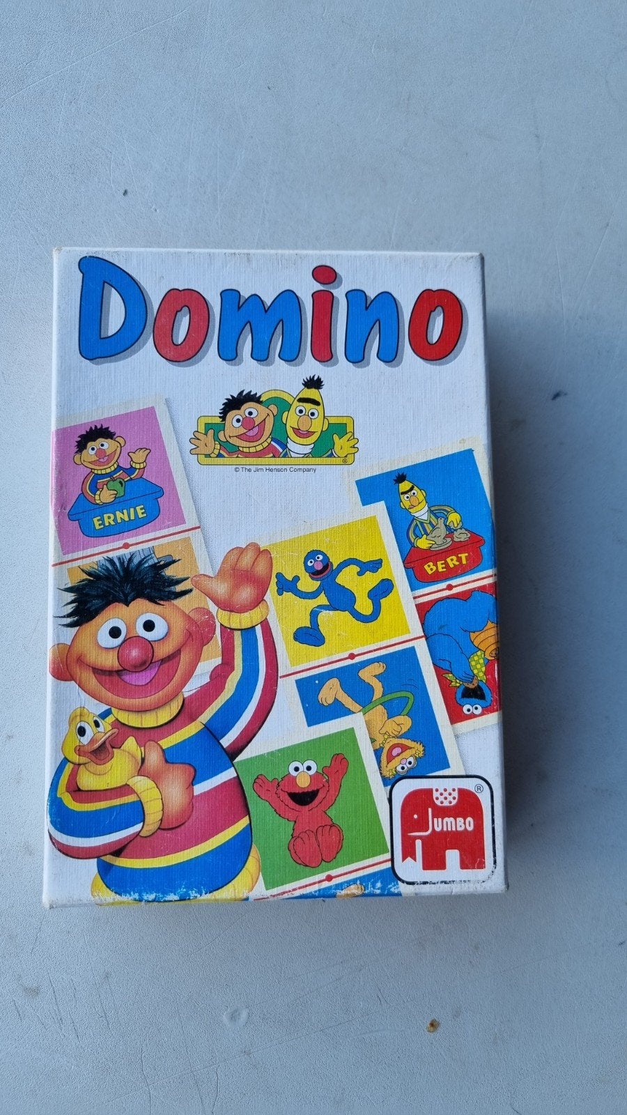 Domino spel Sesamstraat Jumbo - Bert en Ernie, Ophalen of Verzenden