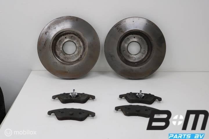 Set remschijven + blokken voorzijde Audi A6 4G 8R0615301D, Gebruikt