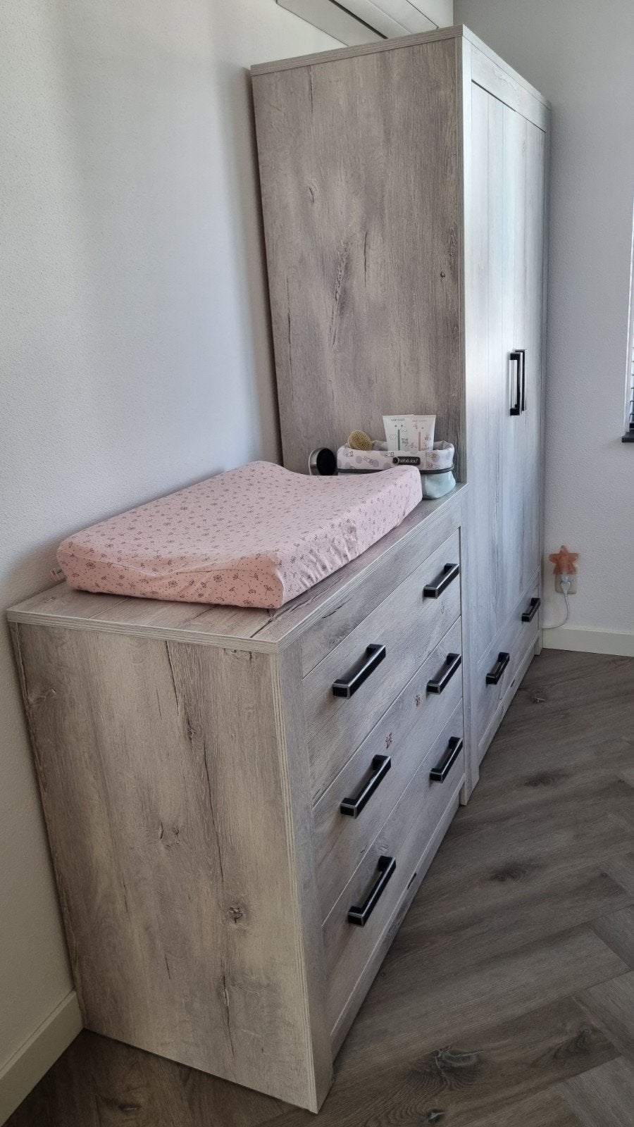 Kidsmill Sem Nautic Grijs Commode en Kast, Ophalen, 50 tot 70 cm, 100 cm of meer, Zo goed als nieuw
