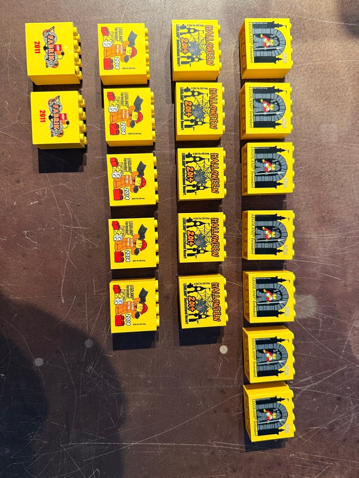 Lego Legoland Promotie Bricks 2011 & 2014, Gebruikt, Lego, Ophalen of Verzenden, LEGOLAND