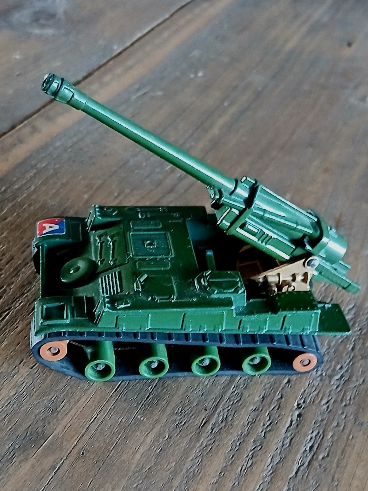 Vintage Matchbox Battlekings S.P Howitzer 1974, Ophalen, Zo goed als nieuw