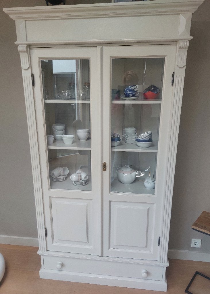 vitrinekast, Huis en Inrichting, Ophalen, Gebruikt, 50 tot 100 cm, 25 tot 50 cm